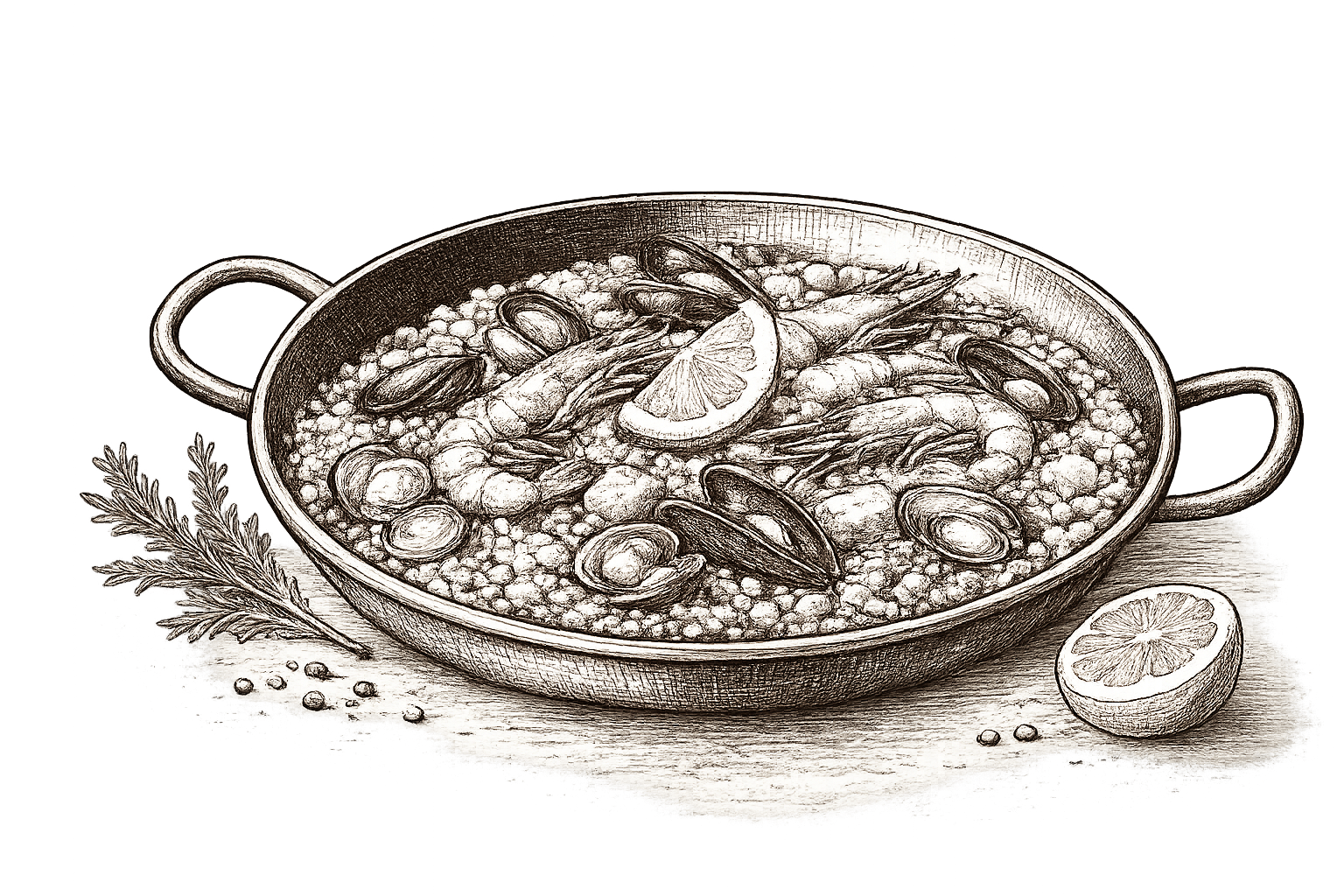 Paella marinera